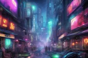 神秘赛博朋克壁纸，让你的日常充满未来感