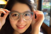 细框眼镜，为拍照之美打底！