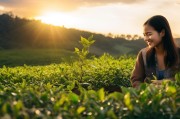 种下希望，收获幸福，茶园里种下的希望之光永远闪耀